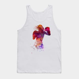 Boxing-muay thai in watercolor Tank Top